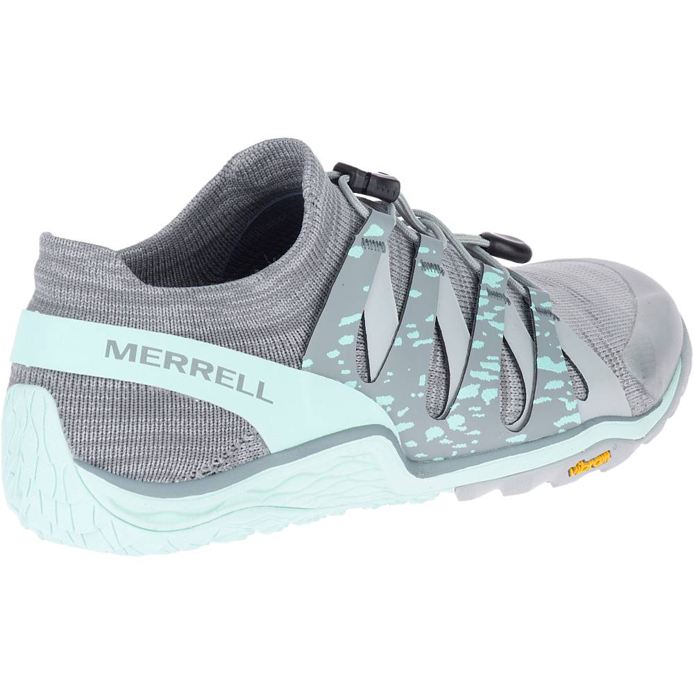 Merrell Trail Glove 5 3D - Tenis Mujer - Plateados