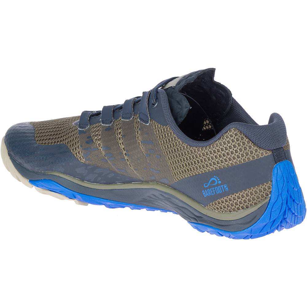 Trail Glove 5 Grey/Cobalt Hombre, Zapatos Merrell