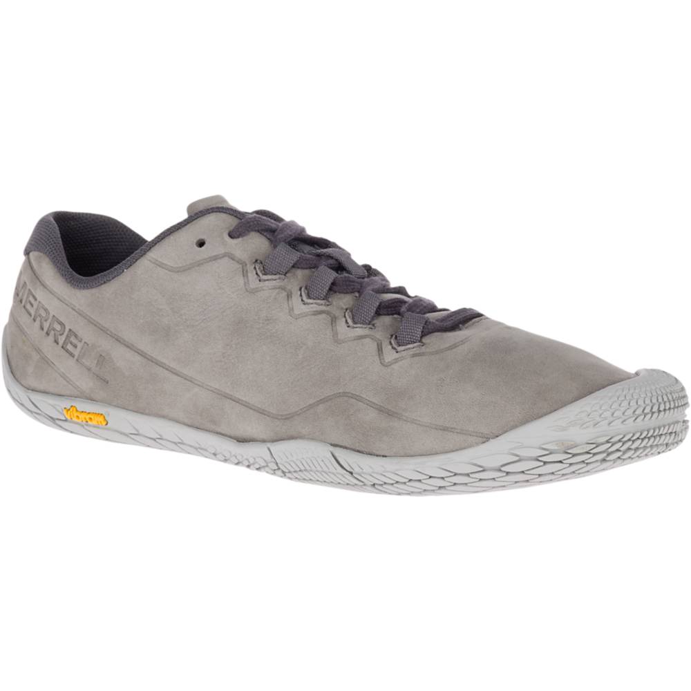 Merrell Vapor Glove 3 Luna Leather - Zapatos Barefoot Mujer Mexico - Grises