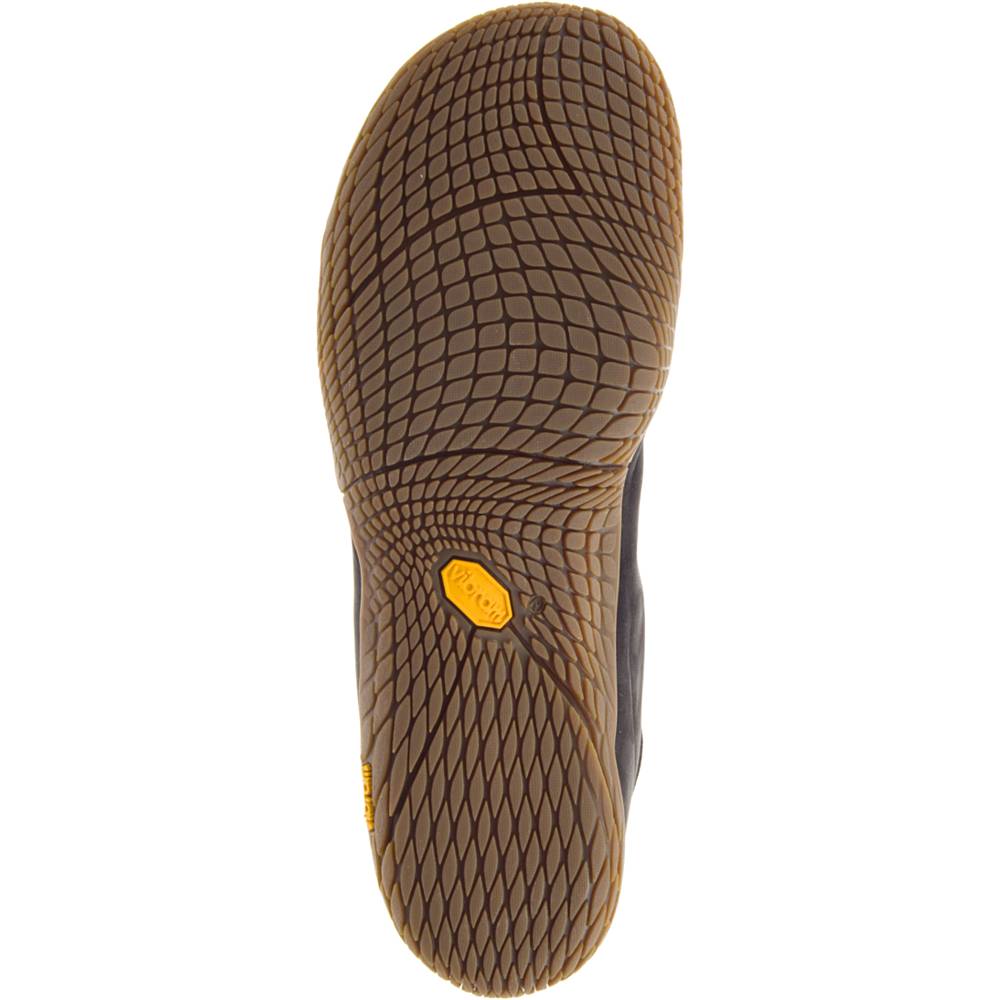 Merrell Vapor Glove 3 Luna Leather - Zapatos Barefoot Mujer En Linea -  Negros